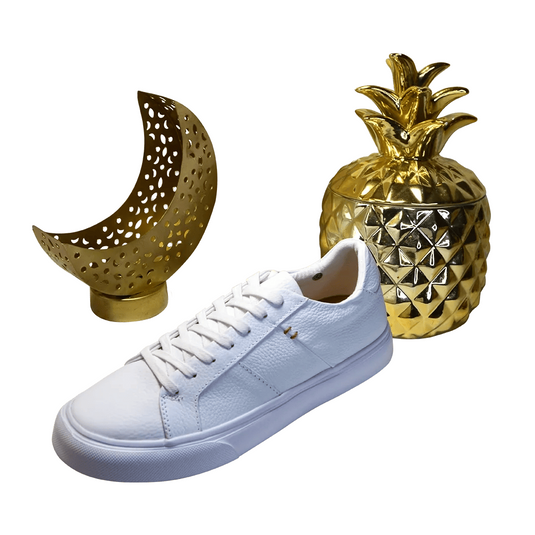 Antilles White Leather Shoes
