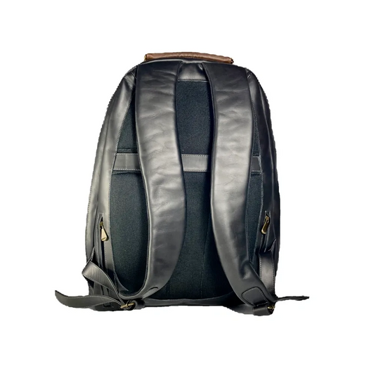 Black Honey Full Grain Leather Backpack
