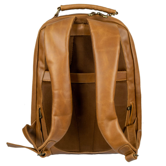 Honey Bee Full Grain Leather Backpack