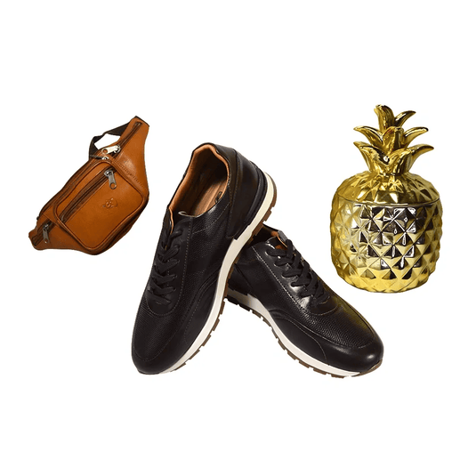 Saona Dark Brown Leather Shoes