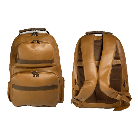 Saint Maarten Honey Full Grain Leather Backpack