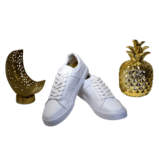 Antilles White Leather Shoes
