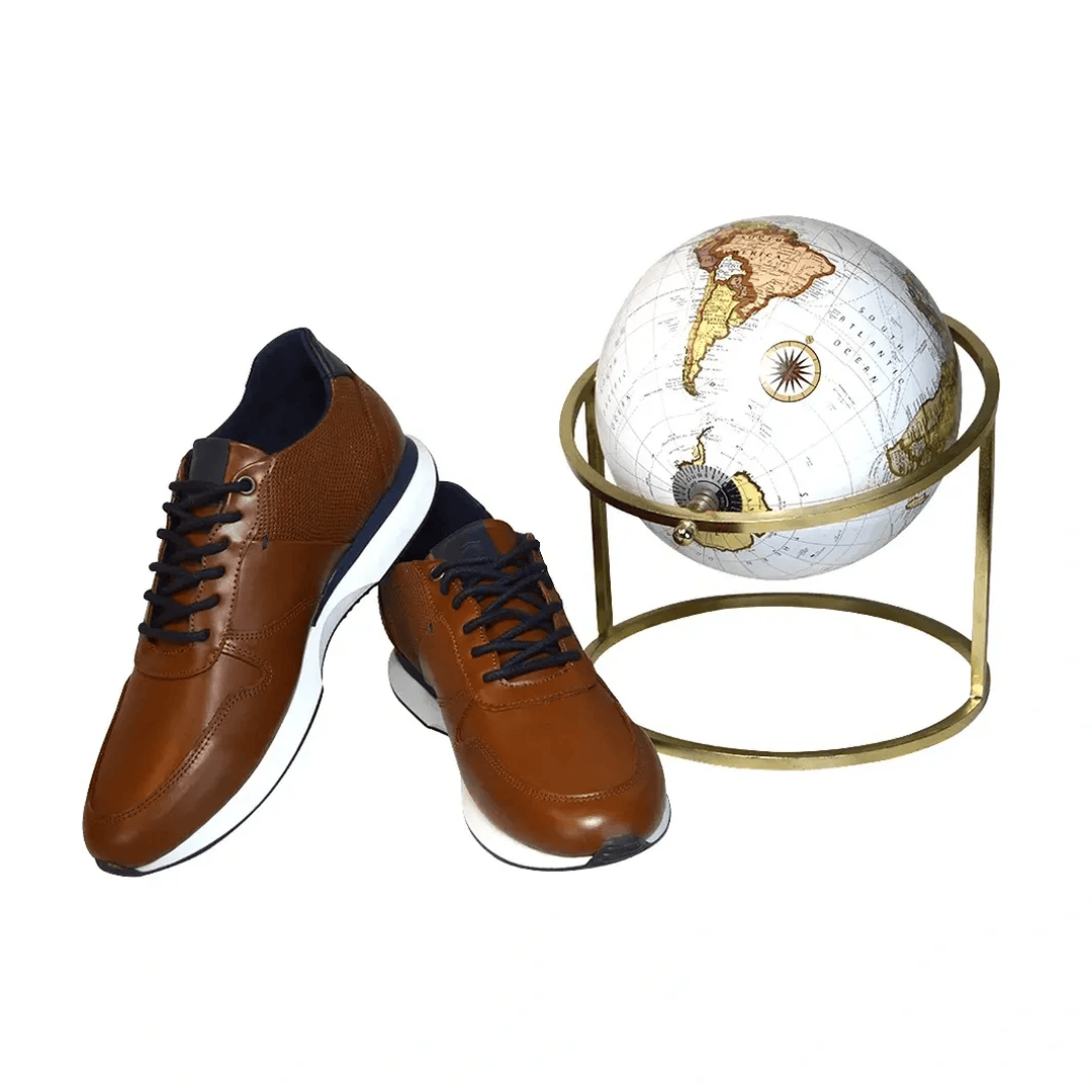 Barbuda Brown Leather Shoes