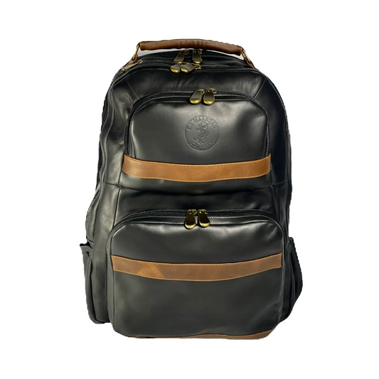 Black Honey Full Grain Leather Backpack