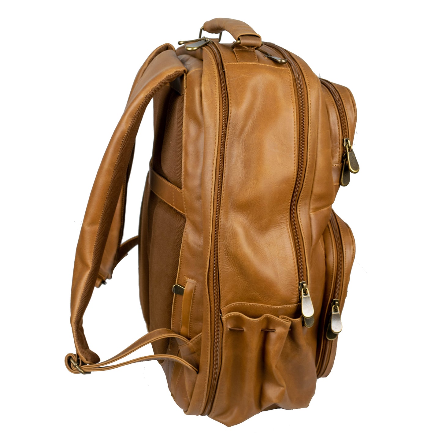 Honey Bee Full Grain Leather Backpack
