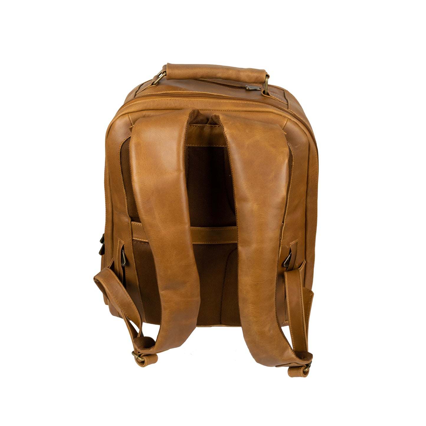 Honey Bee Full Grain Leather Backpack - Medium