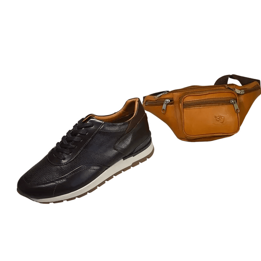 Saona Dark Brown Leather Shoes