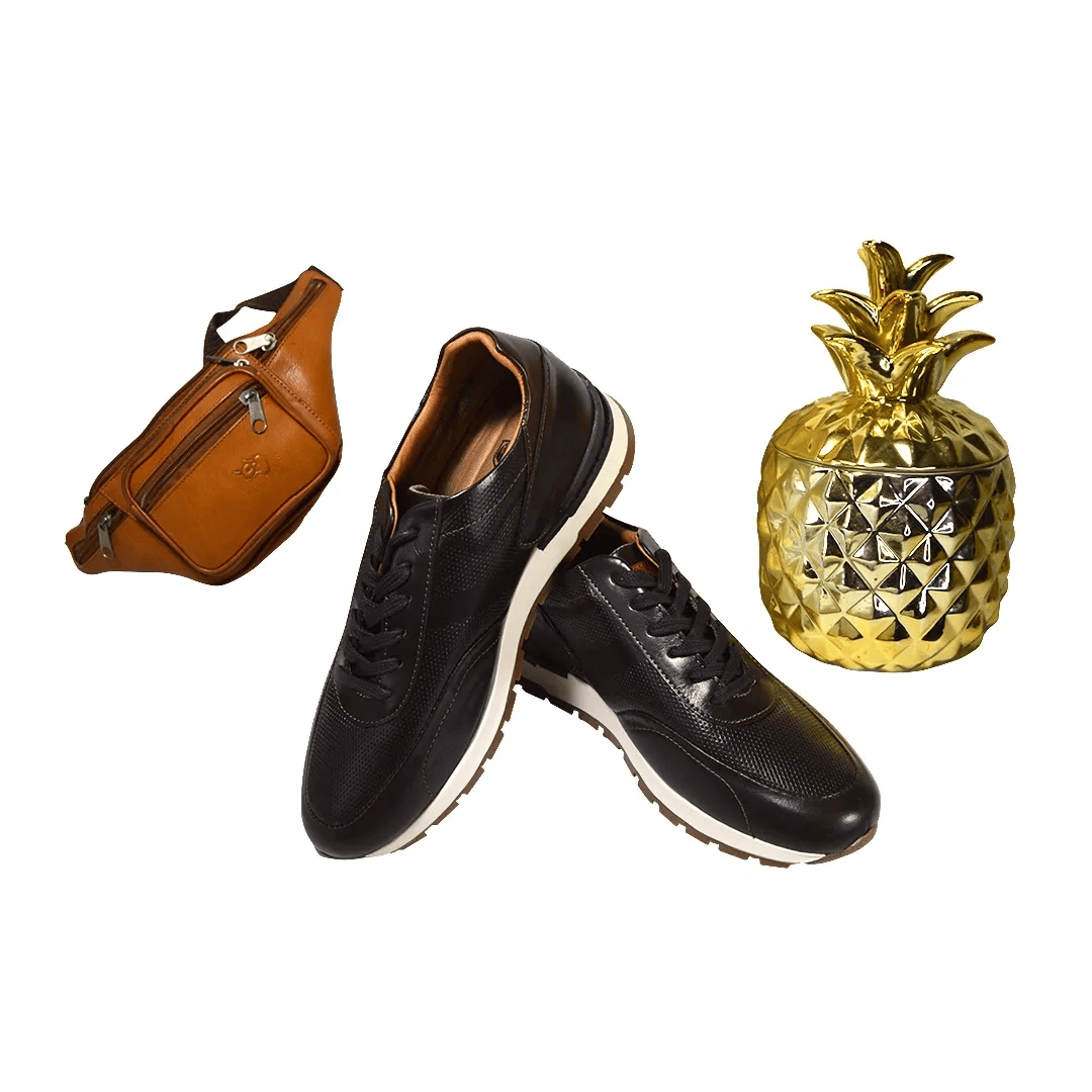 Saona Dark Brown Leather Shoes