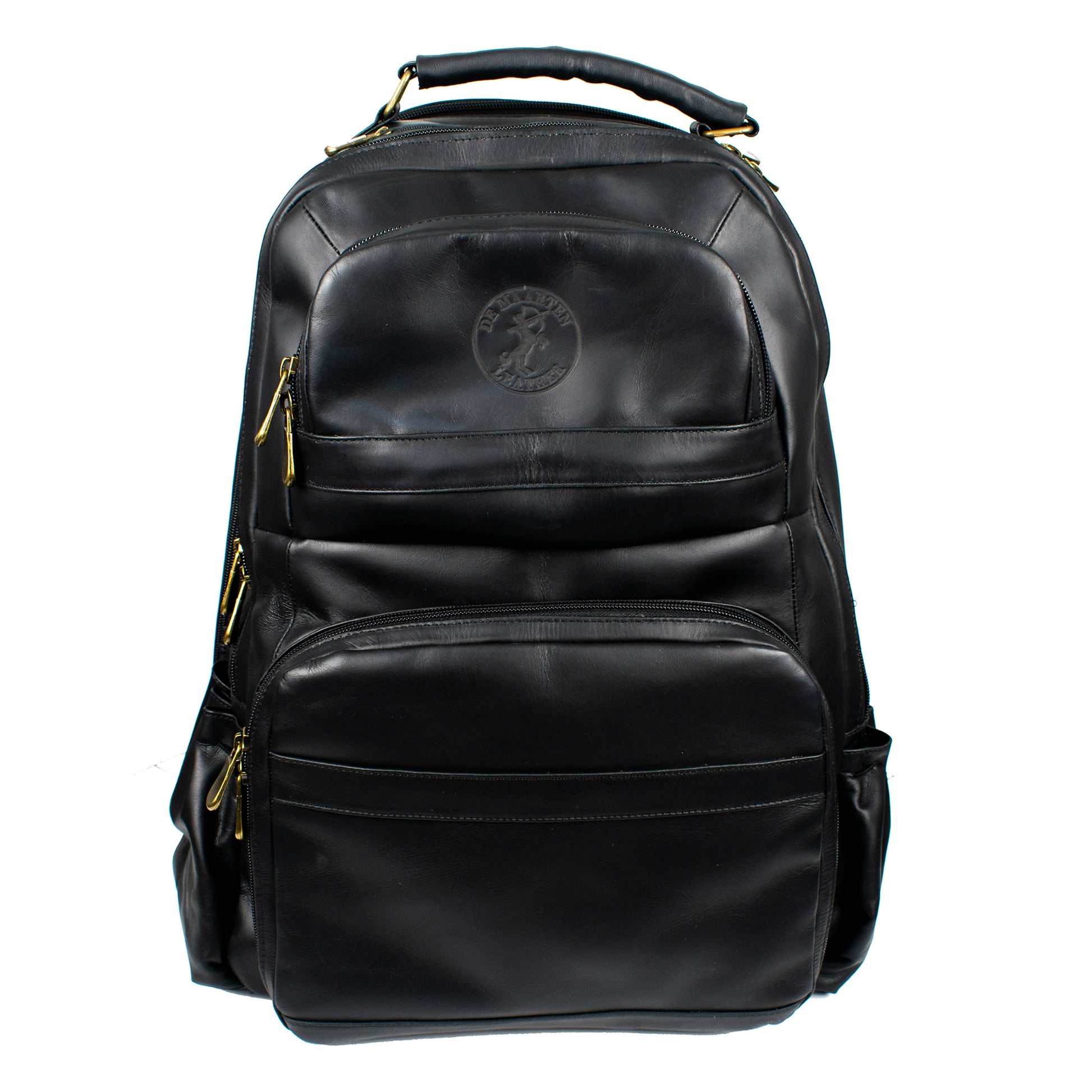 Soualiga Black Full Grain Leather Backpack – De Maarten Leather