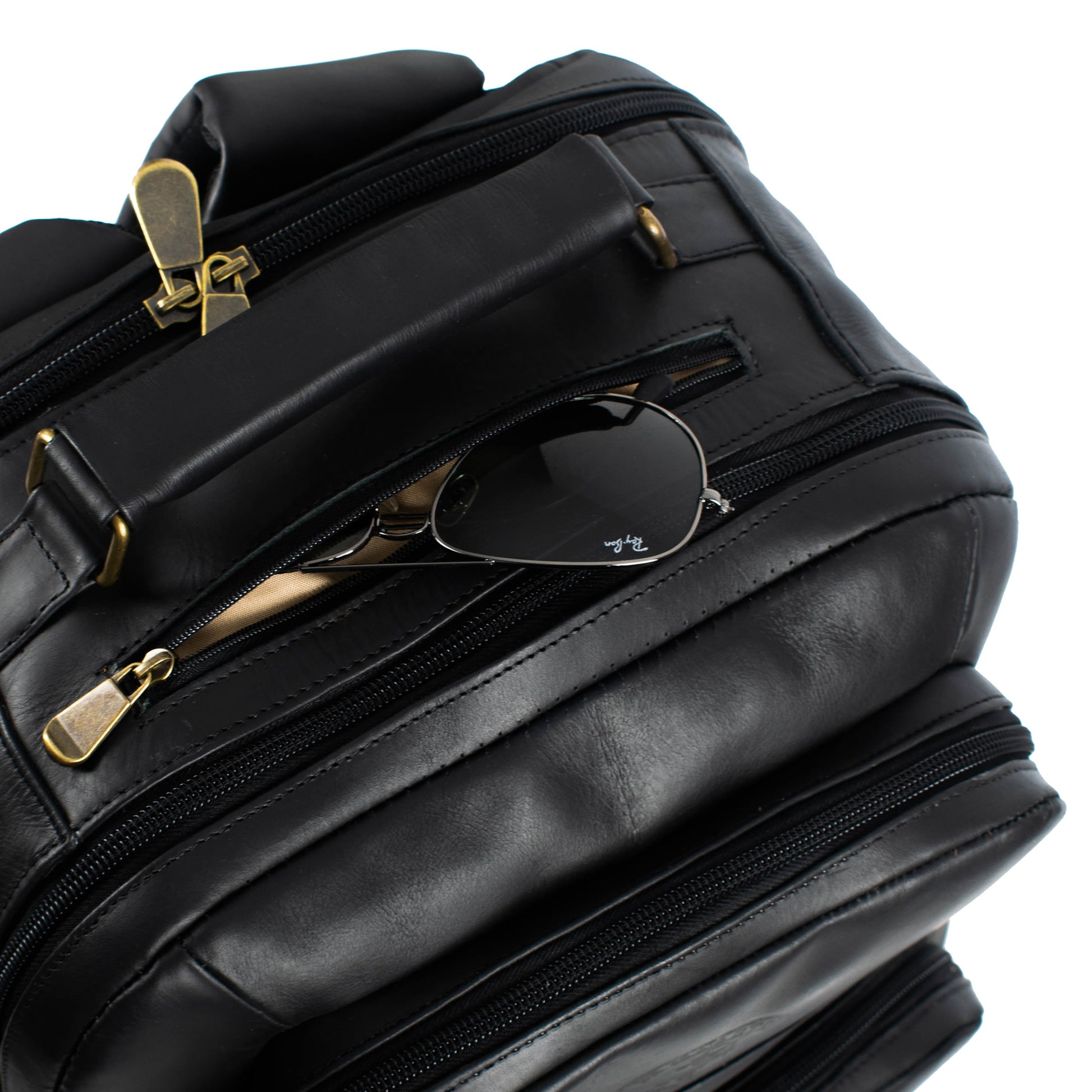 big leather backpack sse Soualiga Black Full Grain Leather Backpack – De Maarten Leather